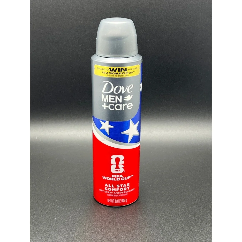 Dove Men+Care Comfort Dry Spray Antiperspirant FIFA World Cup 2026 3.8oz